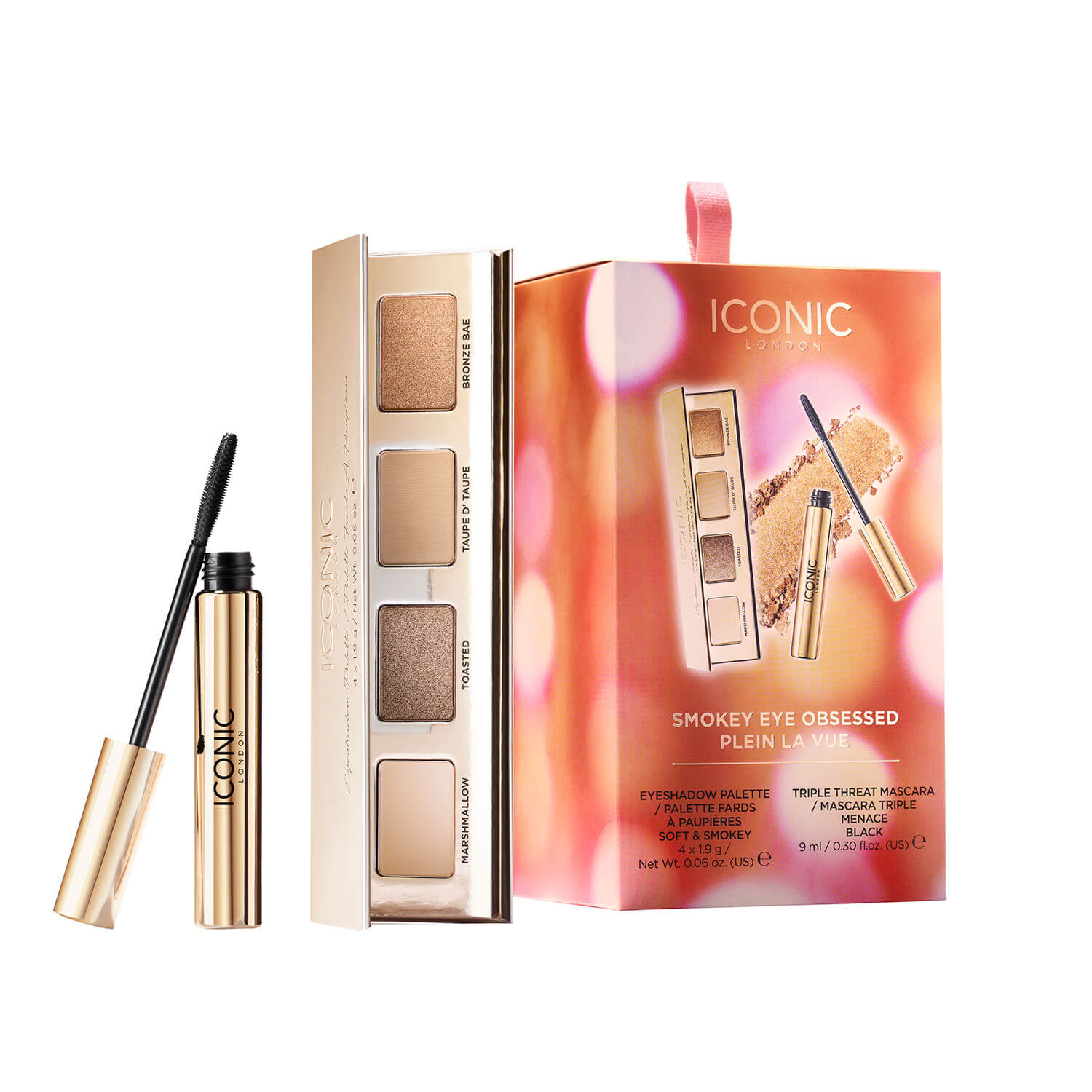 SMOKEY EYE OBSESSED GIFT SET (DÚO PALETA DE SOMBRAS Y MÁSCRA DE PESTAÑAS)